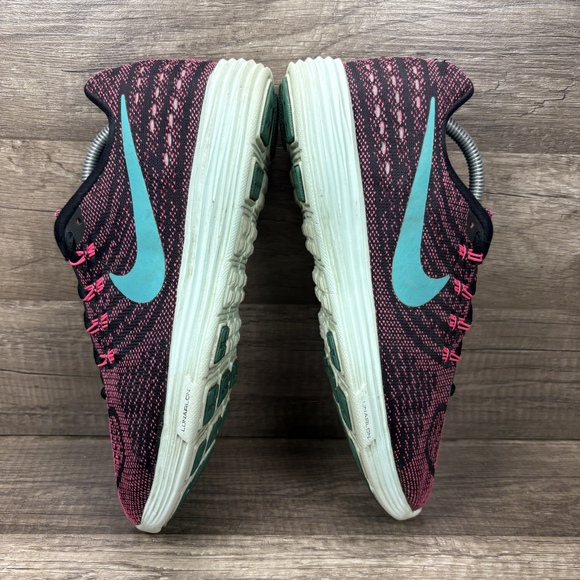 Nike Lunartempo 2 Pink Black Womens US Size 7.5 818098-603 Running Shoes - Picture 5 of 9